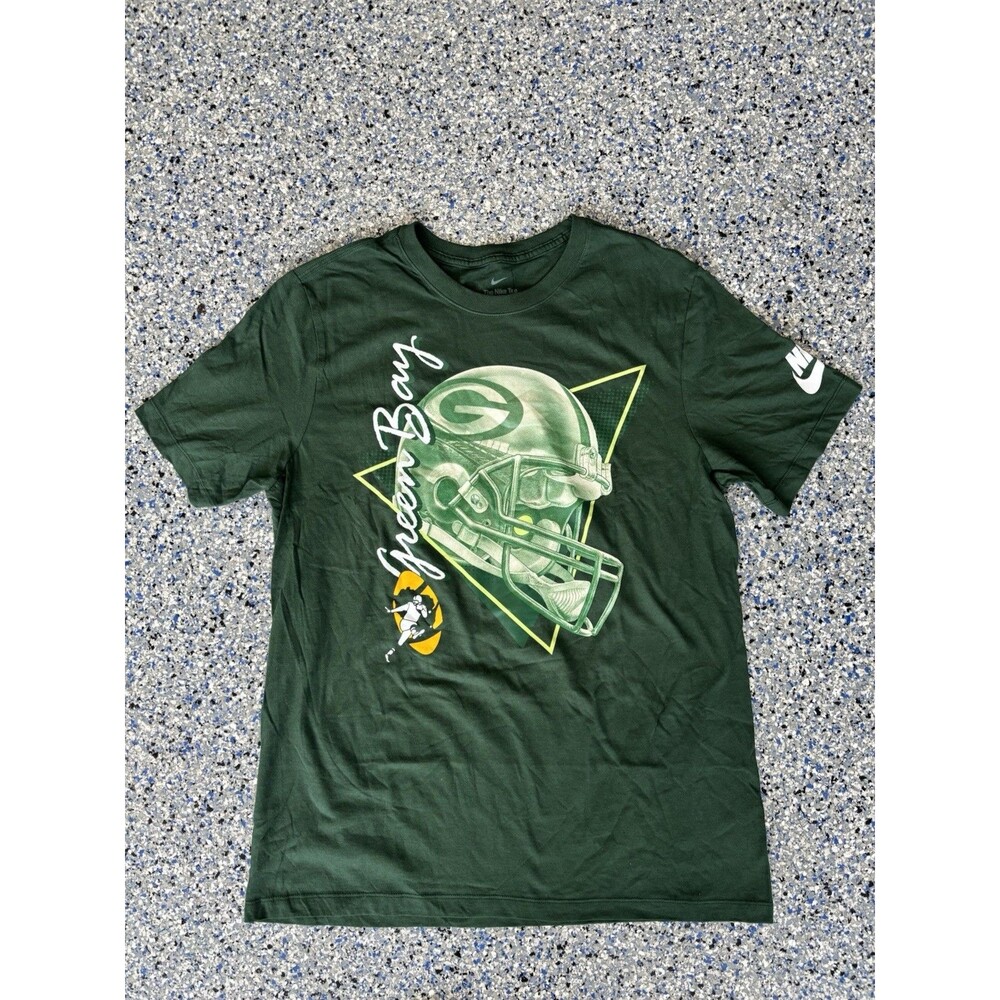 Packers NFL Nike Throwback Rewind Essential T-Shirt Green Men's Size Large NWT
